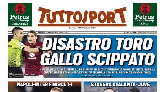 Prima TS - È un pari per il Milan, Napoli-Inter finisce 1-1