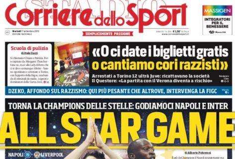 Prima CdS - All star game, torna la Champions delle stelle: godiamoci Napoli e Inter