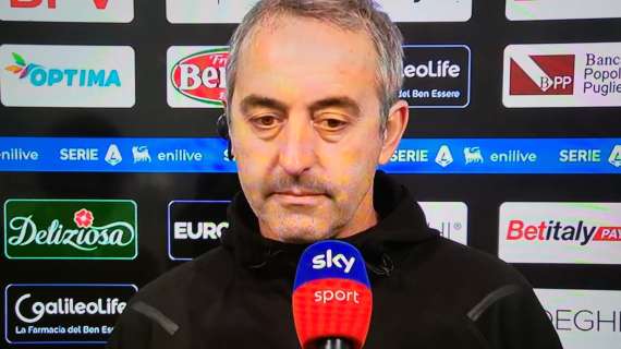 Lecce, Giampaolo a Sky: "Si è messa subito in salita con un regalo, spiace. Differenza di qualità con l'Inter visibile"