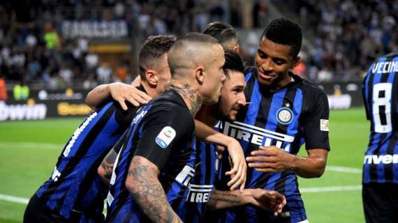 Inter, 5 vittorie di fila non arrivavano da settembre 2017