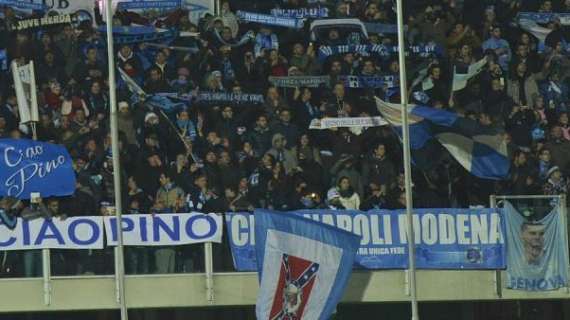 Napoli-Genoa, rotto il gemellaggio ultrà: alla base della scelta anche uno striscione su Belardinelli