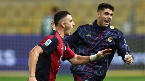 Il Verona non guarisce e perde anche a Cagliari: il gol di Piccoli al 75' decide la sfida salvezza