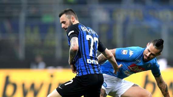 Inter-Napoli, il possesso palla nerazzurro è del 34.6%: è la percentuale più bassa dal 2015