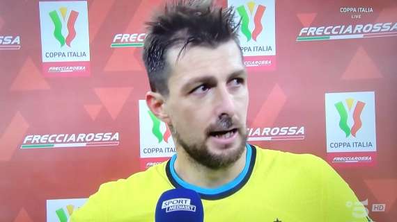 Acerbi al 120esimo: "Il gol? Ci ho provato, è andata bene. Ora vinciamo con Verona e Milan"