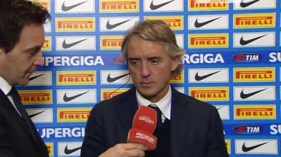 Mancini: "Peccato per il 2-0 annullato. Il rosso? Non parlo. Icardi e Miha..."