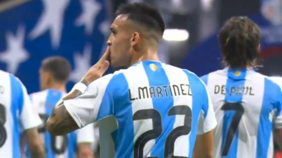 Lautaro bomber dell'Argentina: raggiunge Aguero a quota 9 gol in Copa America con 11 partite in meno giocate 