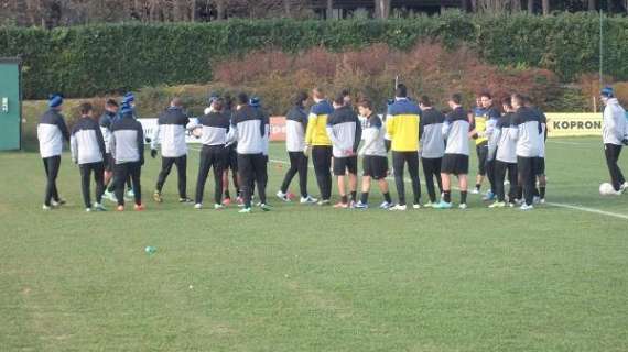 Si torna in campo dopo la partita di Siena