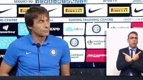 Inter, la conferenza di Conte accessibile anche ai tifosi nerazzurri non udenti grazie al Progetto LIS