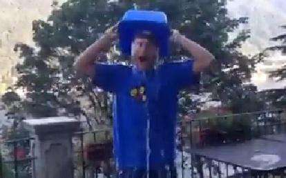 VIDEO - Ice Bucket Challenge anche per Zanetti
