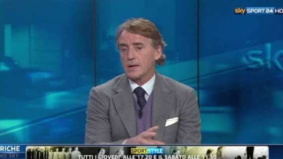 Mancini a Sky: "Con WM qualche punto in più. Osvaldo? Se si esagera..."