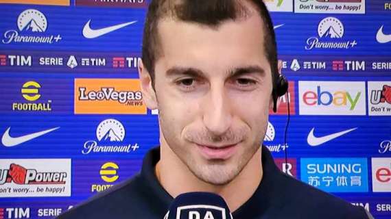 Mkhitaryan a DAZN: "Il pari non è un passo indietro. Riposo? Io sono sempre pronto a giocare"