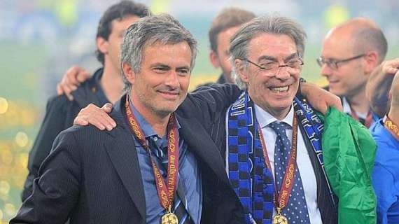 Moratti: "Mou è la storia dell'Inter. Gli fa piacere tornare a Milano, i tifosi..."