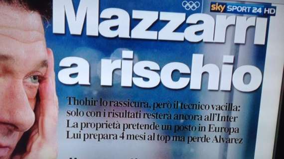 CdS - Mazzarri ora è a rischio. Thohir pretende l'Europa