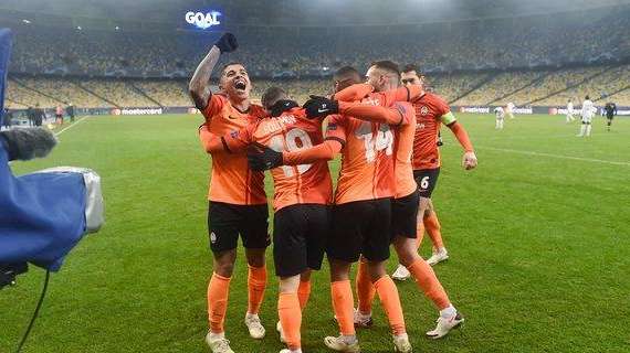 Lo Shakhtar Donetsk si scalda in vista dell'Inter: cinquina (con due autogol) al Mynaj