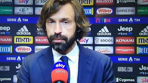Juve, Pirlo a Sky: "Pasillo d'onore all'Inter? Basta quello della Samp, alla Juve non è mai stato fatto"