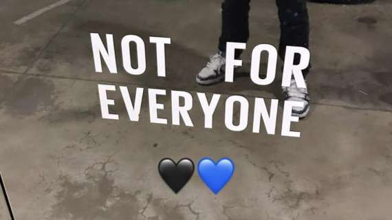 Zhang, dopo le emozioni del Franchi cuori nerazzurri su Instagram: "Not for everyone"