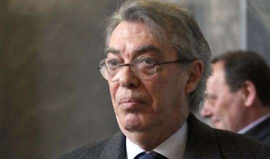 Moratti: "Addio all'Inter? Ho dato disponibilità. Un punto con la Juve..."