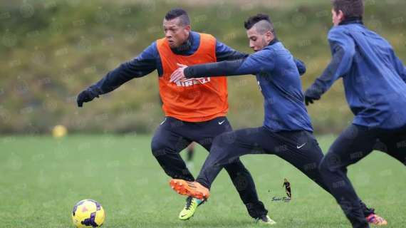 FOTO - Verso Bologna, Taider si scalda con Guarin