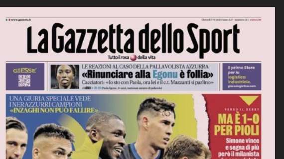 Prima GdS - L’Inter fa il pieno: una giuria speciale vede i nerazzurri campioni