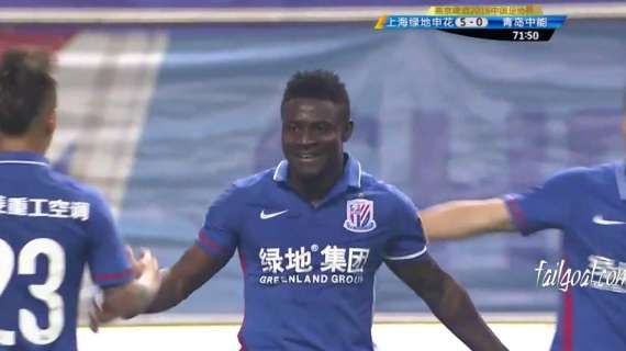 Guarin e Martins campioni in coppa di Cina con lo Shanghai Shenhua: il nigeriano è protagonista del trionfo