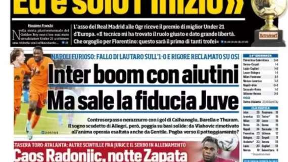 Prima TS - Inter boom con aiutini, Napoli furioso