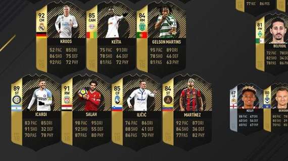 Fifa 18 Team of the week: c'è anche Icardi 