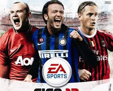 La copertina di Fifa12 con Pazzini in primo piano