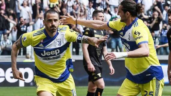 Juve, Bonucci: "Rammarico scudetto? Ci siamo complicati la vita, bastavano 3-4 punti in più per essere in alto"