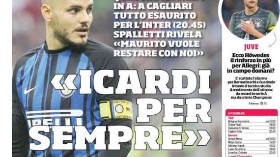 Prima pagina CdS - Inter, Icardi per sempre