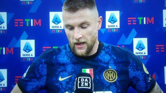 Skriniar al 90': "Abbiamo dominato, 2 punti persi. Scontri diretti, manca lo step"