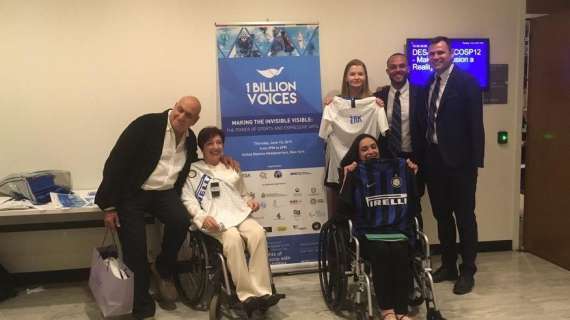 Sport e disabilità: Inter Campus si racconta nella visita all'Onu 