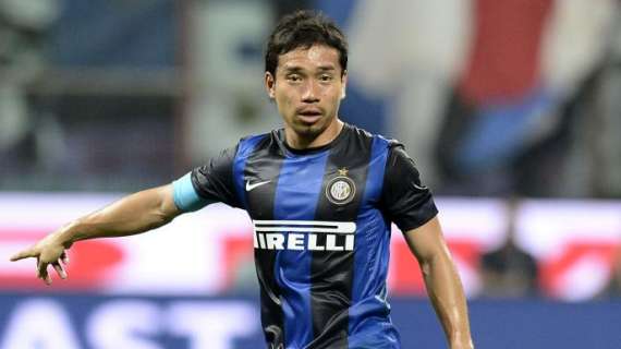 Esterno destro, Strama vede Nagatomo. Zanetti...