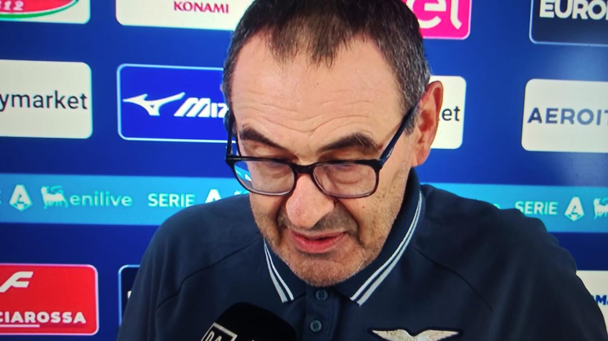 Lazio, Sarri a DAZN: "L'Inter non ha fatto nulla di eccezionale, gara normalissima"