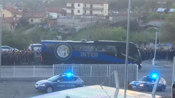 FOTO - Frosinone-Inter si avvicina: nerazzurri arrivati al 'Benito Stirpe'