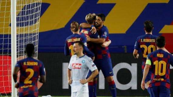 UCL - Anche il Napoli esce di scena: il Barça vince 3-1. Poker Bayern Monaco, Perisic in gol