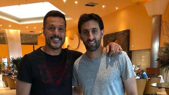 FOTO - Milito e Julio Cesar, ritrovarsi a Rio. Cambiasso: "Datemi altri 8 e ce la giochiamo con chiunque"