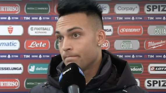 Lautaro: "A Monza ci è mancata un po' di voglia di vincere, non va bene. Dobbiamo migliorare questo aspetto" 