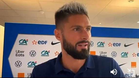 Giroud rassicura il Milan: "Penso di farcela per il derby. Thuram? Sono molto felice per il suo primo gol"