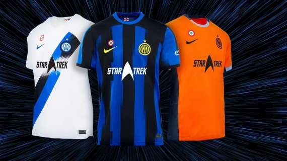 Inter, nuova maglia speciale per la gara contro il Cagliari: presentata la collezione dedicata a Star Trek