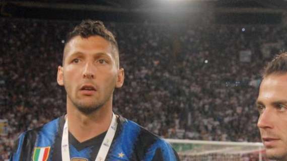 Marco Materazzi con Stramaccioni a Coverciano