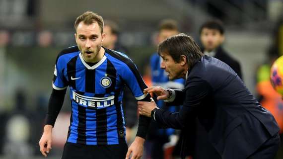 CdS - Conte ha deciso: 3-4-1-2 con Eriksen titolare. Dubbi in difesa, Godin e Vecino quasi out