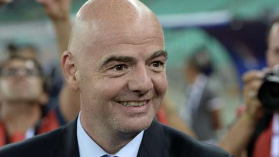 Infantino sull'Inter: "Resto tifoso. E' un periodo di transizione, ma i tifosi nerazzurri ci sono abituati"