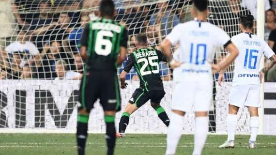 Sassuolo-Inter: può starci il rigore su Di Francesco, ma all'Inter ne mancano uno e mezzo