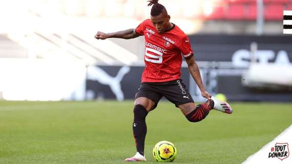 Rennes, esordio per Dalbert nell'amichevole a porte chiuse con il Lorient