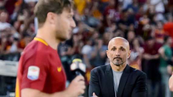 CdS - Totti contro Spalletti: l'ex capitano rivela di aver tifato Lazio nello 'spareggio' Champions