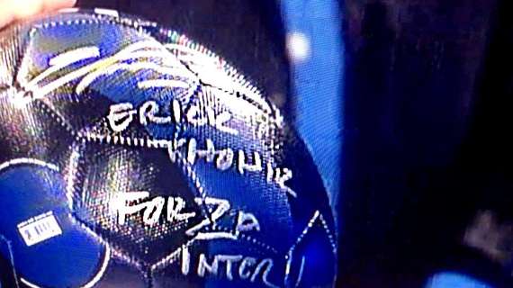 FOTO - La dedica di Thohir a Fazio: "Forza Inter"