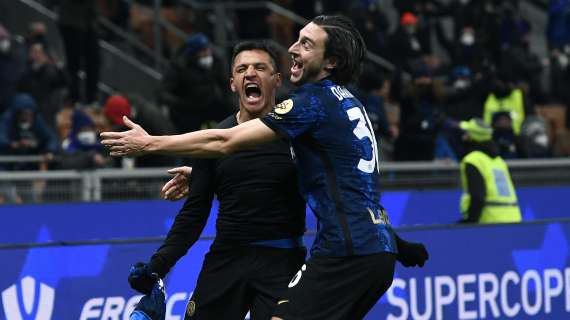 Sky - Inter-Roma, finita la rifinitura: D'Ambrosio, Darmian e Sanchez le possibili novità