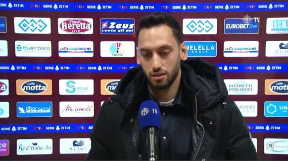 Calhanoglu a ITV: "Vogliamo difendere il nostro posto, faremo una buona partita"