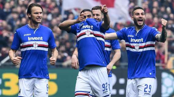 SERIE A - La Sampdoria fa ancora suo il derby. Poi due pari senza gol