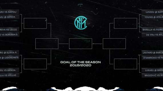 Via alle votazioni per il Goal of the season della stagione dell'Inter: tutte le sedici reti scelte e gli accoppiamenti